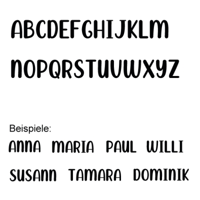 Schriftzug -personalisiert-